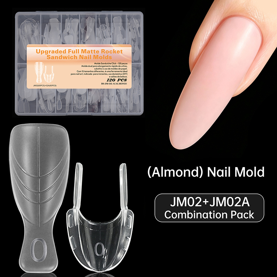 rntip-211 no-fix clamp tray sandwich dual layer nail mold