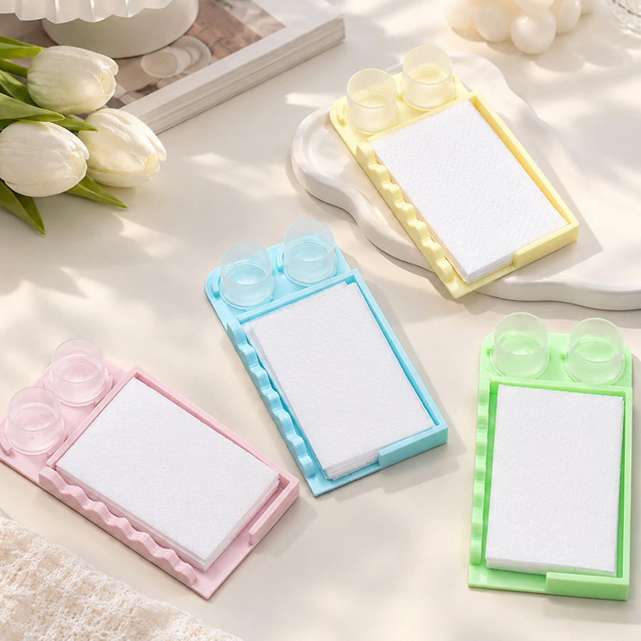 rnt-865 new multi-function nail tool, remover cotton pad rack, brush holder & dappen dish