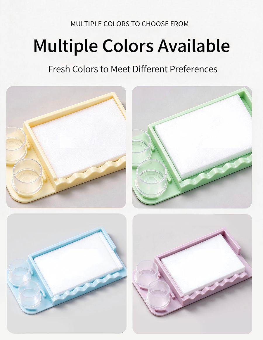 rnt-865 new multi-function nail tool, remover cotton pad rack, brush holder & dappen dish