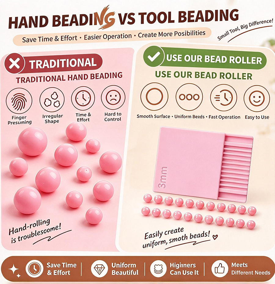 rnt-868 3mm nail gel ball roller 2pcs