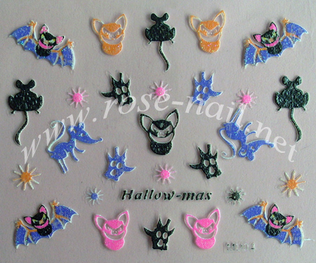 mu04 hallowmas nail sticker