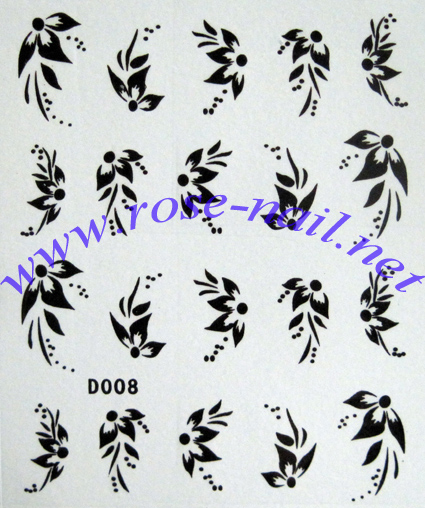 bw-d008 nail sticker