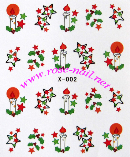 x-002 nail sticker