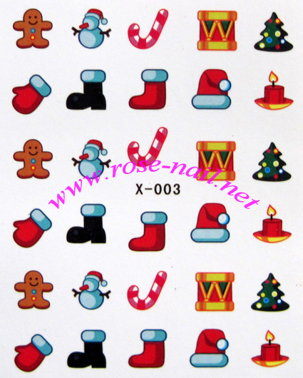 x-003 nail sticker