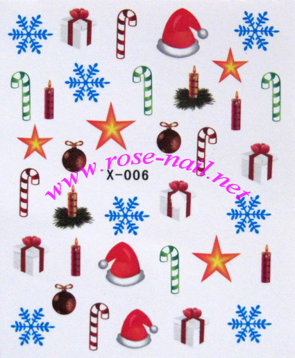 x-006 nail sticker