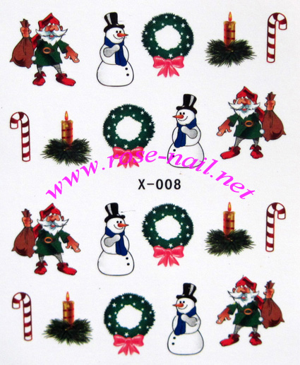 x-008 nail sticker