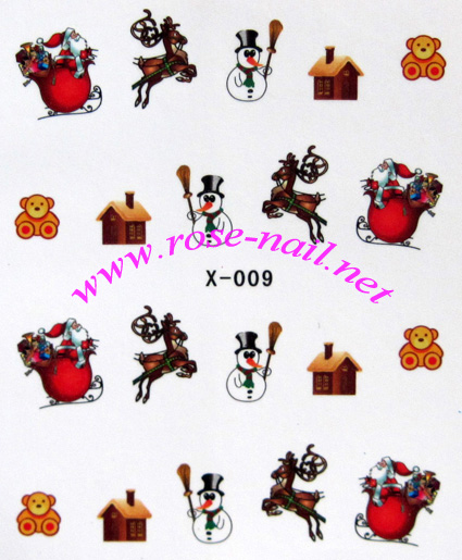x-009 nail sticker