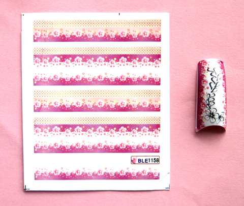 fg-ble1158 nail sticker