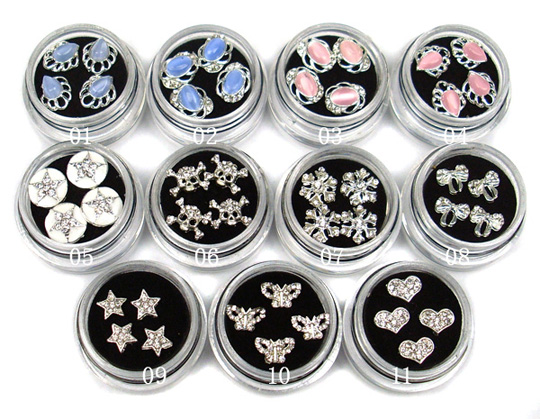 rnar-177 3d rhinestone nail deco