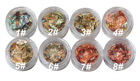 rnaa-09 nail art colored foil