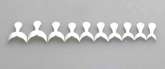 rntip-027 v-shaped french tip in 100pcs box