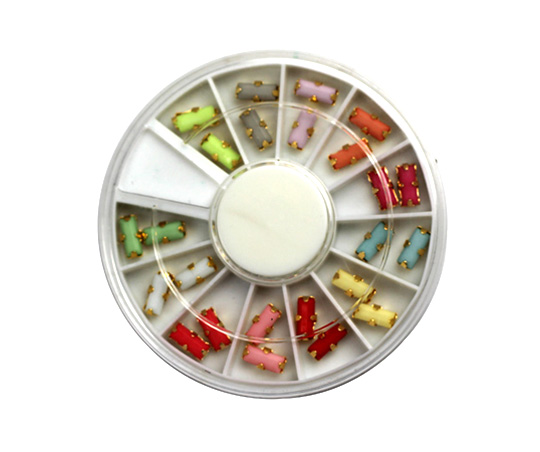 d63 rectangular 3d nail deco