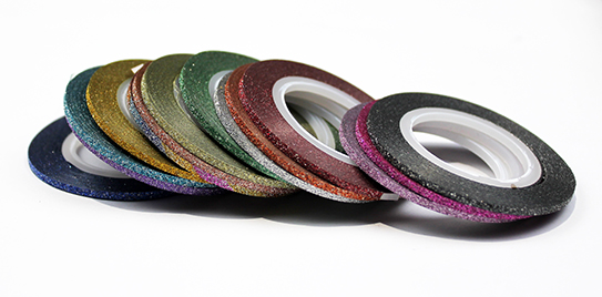 2mm glitter striping tape