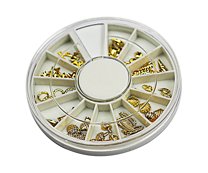 gold metallic flakes
