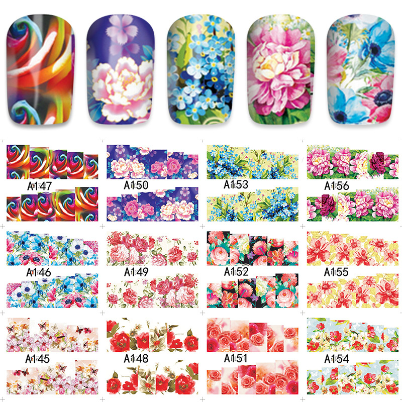 flower nail tattoos