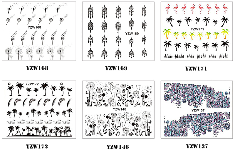 flower nail tattoos