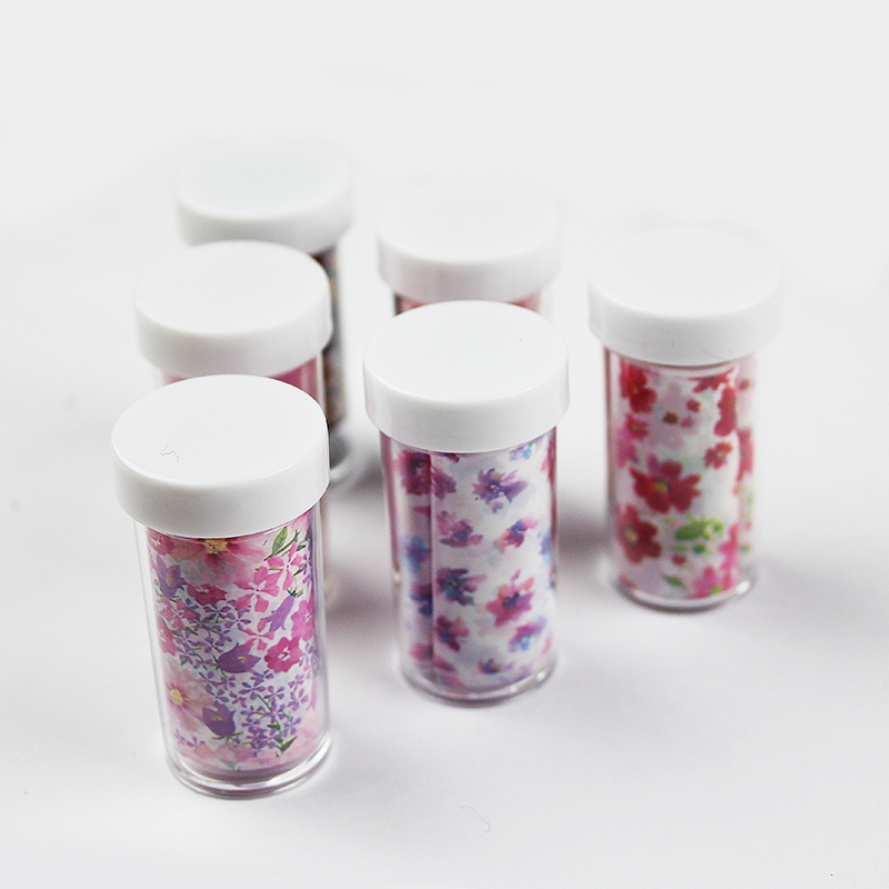 flower theme transfer foil