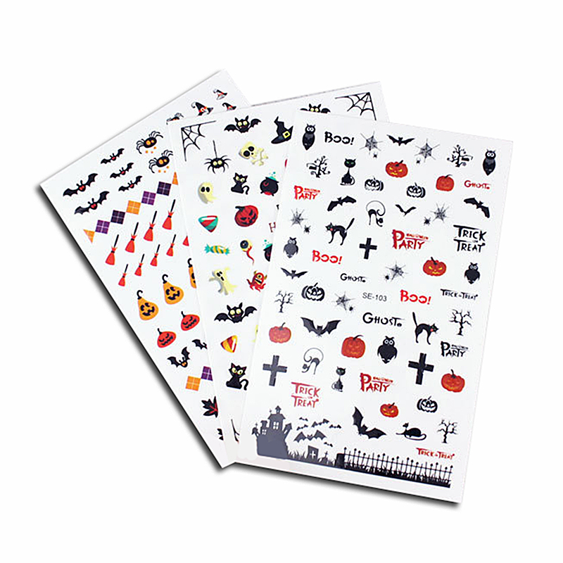h-012 halloween nail sticker