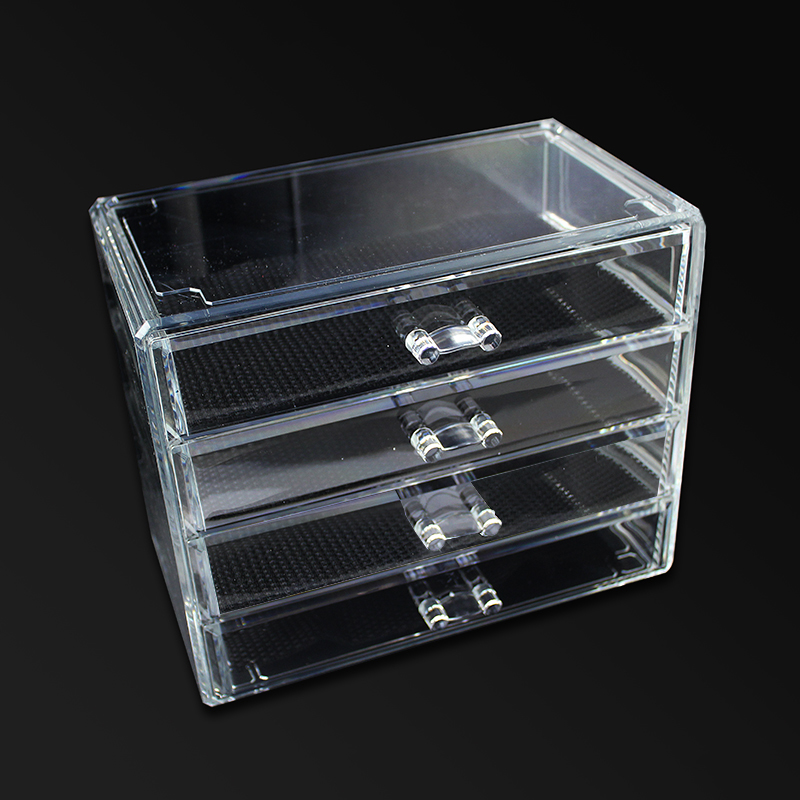 quadruple-deck cosmetic case