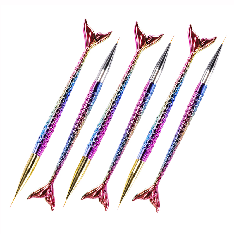 mermaid nail art pen