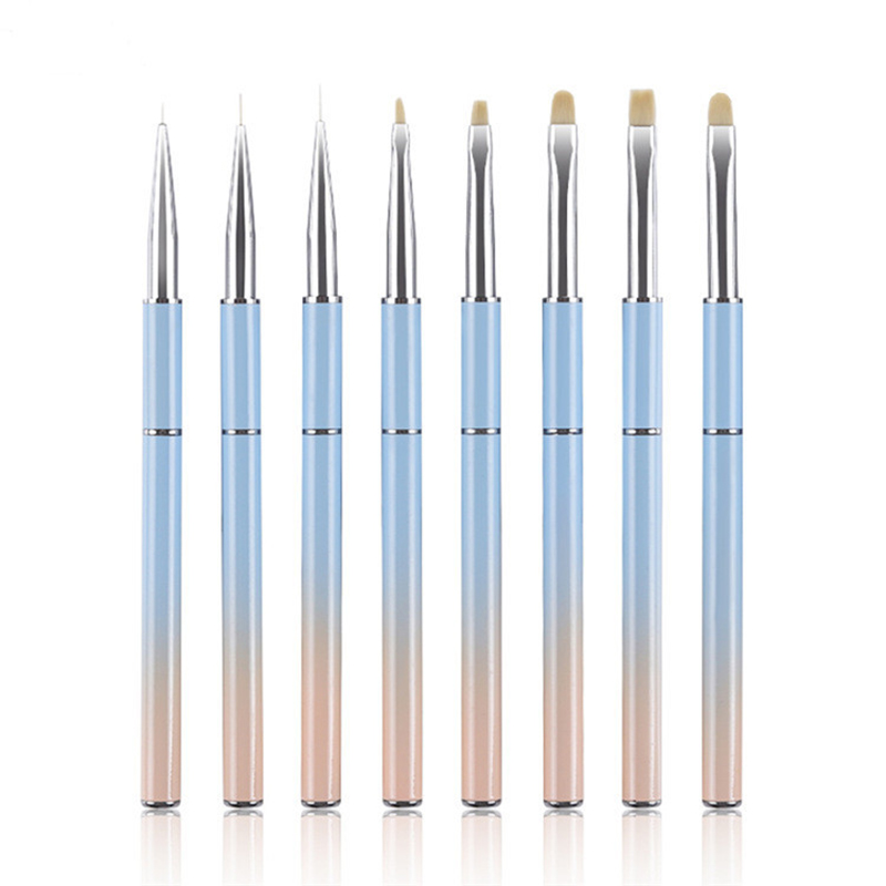 rgp-23 gradient handle nail art brush