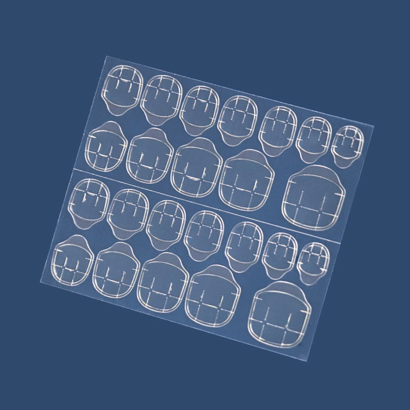 nail transparent double-sided paster