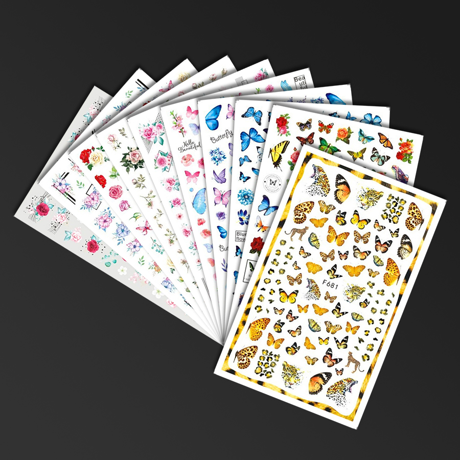 f series nail stickers