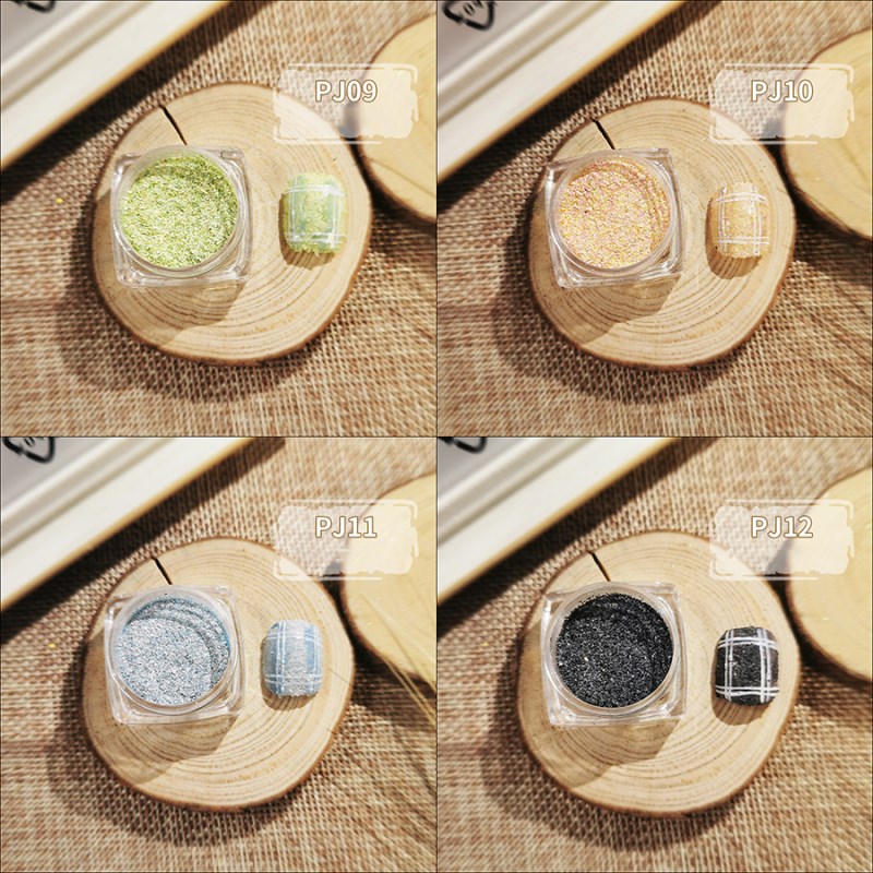 12-color knitted wool powder