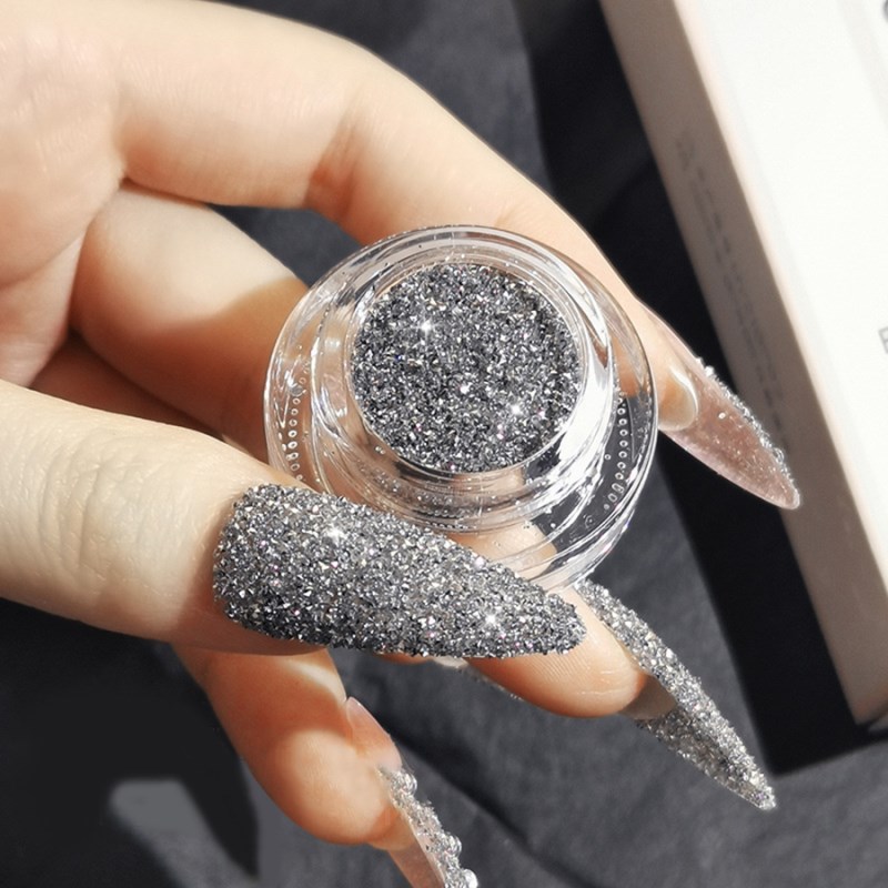 high-gloss broken rhinestone powder