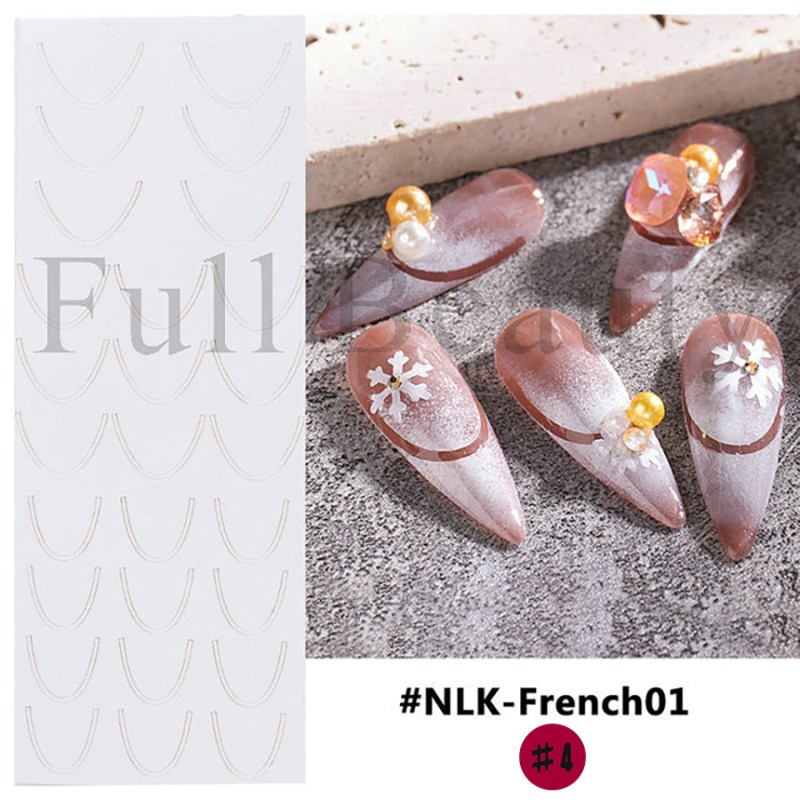 stencil print nail sticker