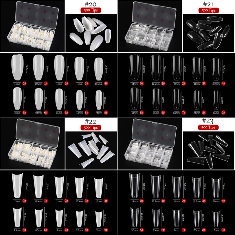 rntip-128 alrea-thin traceless nail tips