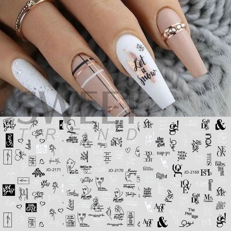 nail art stickers designer louis vuitton