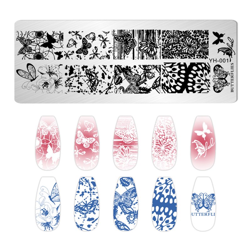 rnme-60 2023 new arrival stamping nail art plate