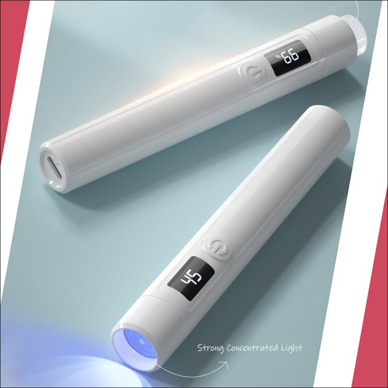 rnledh-2 handheld nailart uv light with display screen