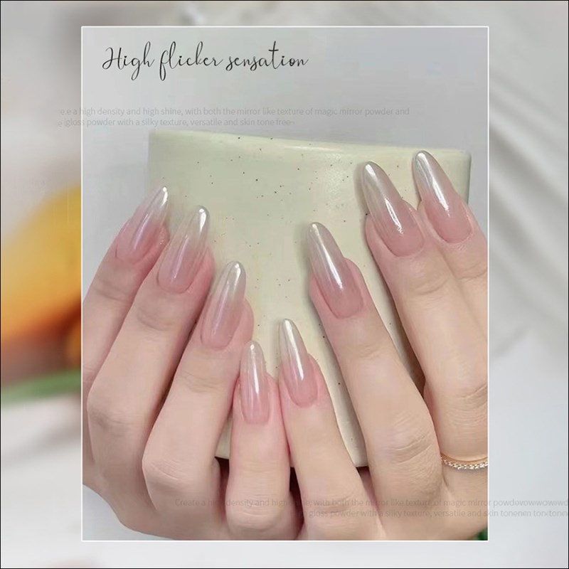 rnag-235 nail polish high gloss crystal powder