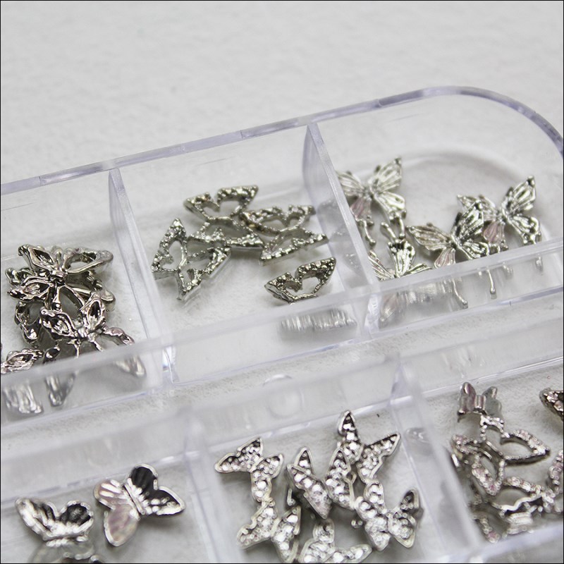 d281 star/shell/bow nail alloy jewelry