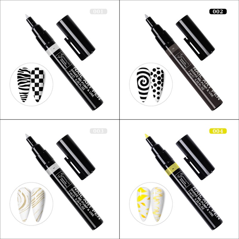rnp-121 16 colors paint nail pen