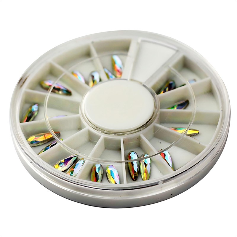 rnar-245 rainbow color drop rhinestones