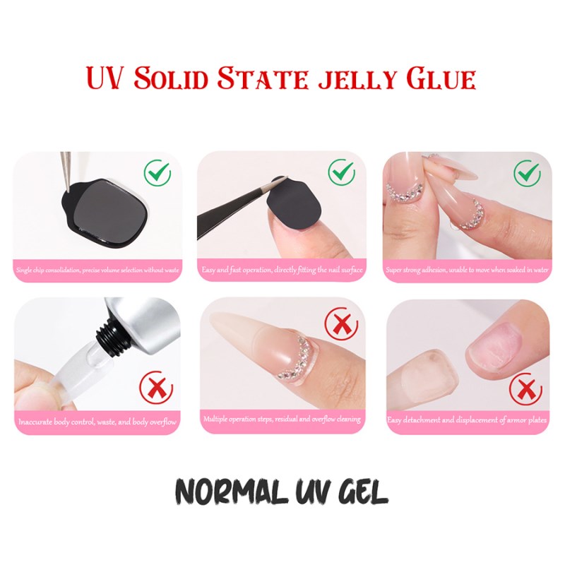 rnt-803 solid state uv nail jelly glue