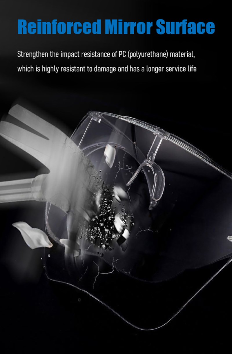 rnt-825 face shield protective mask can prevent sanding dust