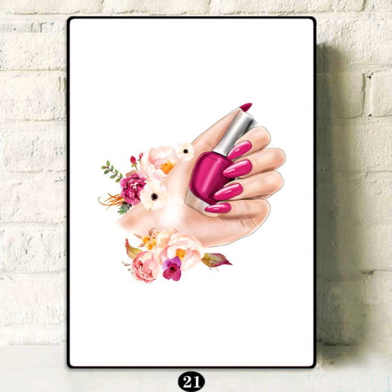 rnt-835 (40*60cm)ネイル美まつげサロン店装飾壁画