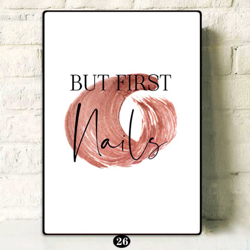 rnt-836 (50*70cm)ネイル美まつげサロン店装飾壁画