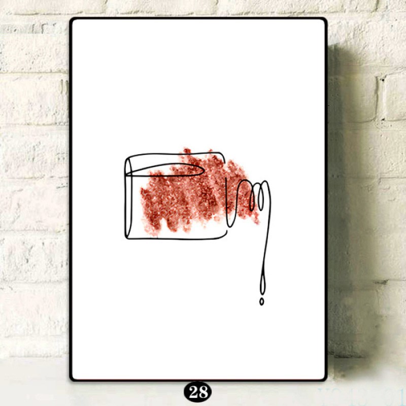 rnt-836 (50*70cm)ネイル美まつげサロン店装飾壁画