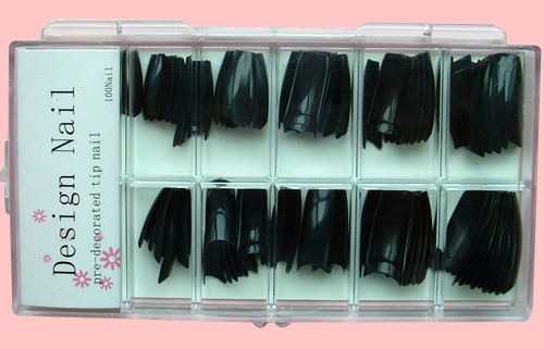 RNT-019-6 French Tip Black 100pcs in case