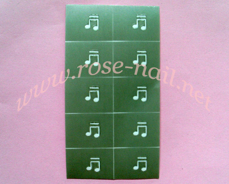 RNAD-63 Nail Art Stencil