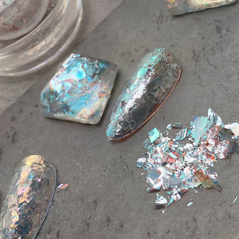 Nail Ice Foil Powder