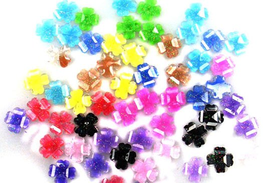 rnac-51 hard four-petal resin flower