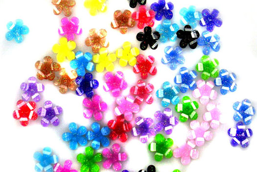 rnac-52 hard five-petal resin flower