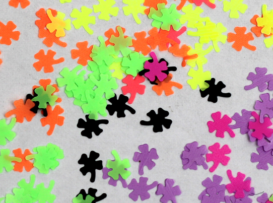 四叶草荧光亮片