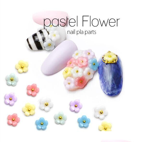 rnac-92 3d nail art resin flowers